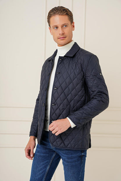 Ka 081 Slim Fit Lacivert Spor Kaban
