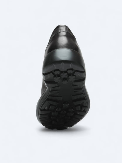 Kahverengi Deri Smart Casual Ayakkabı