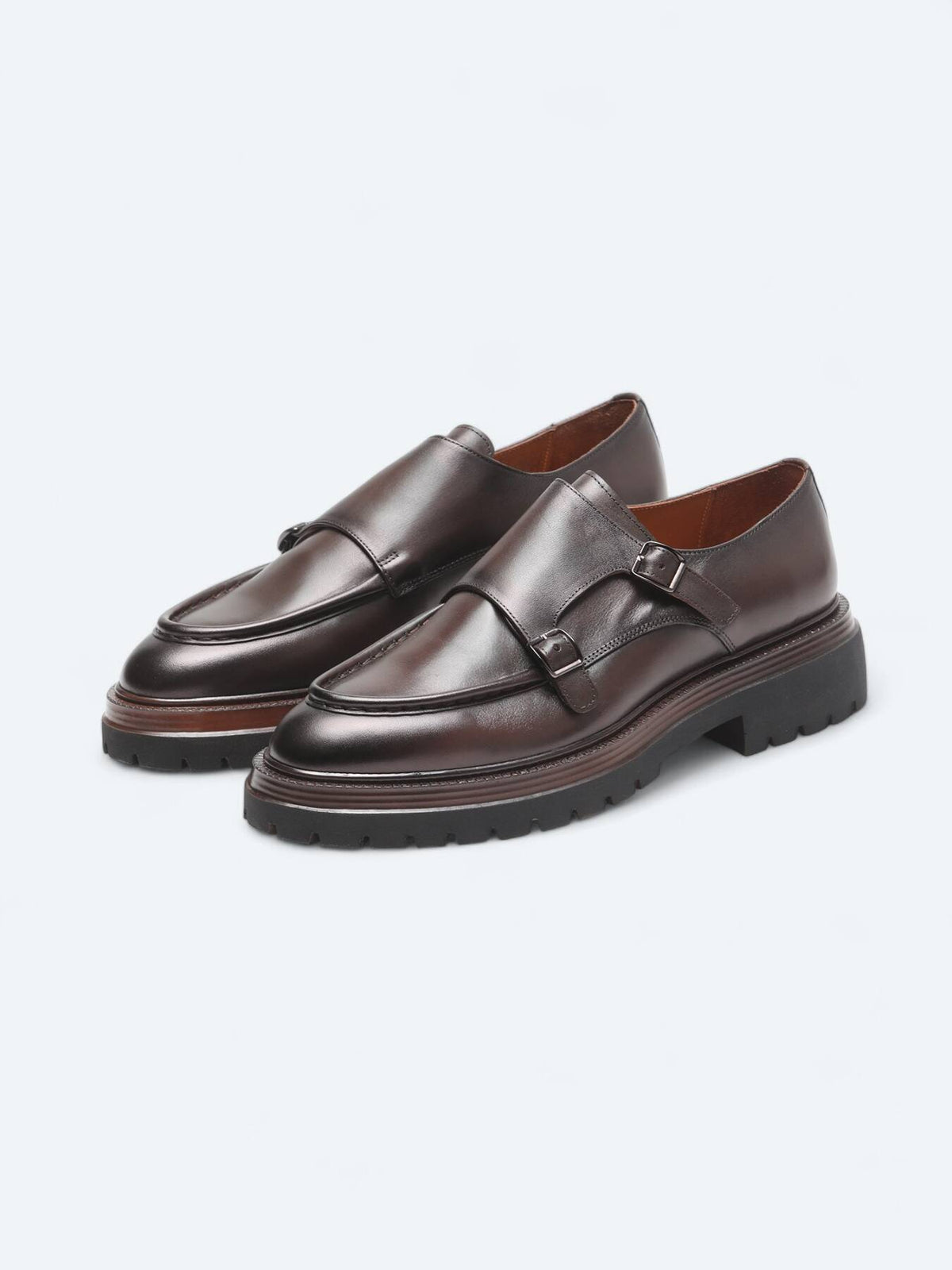 Kahverengi Deri Smart Casual Ayakkabı