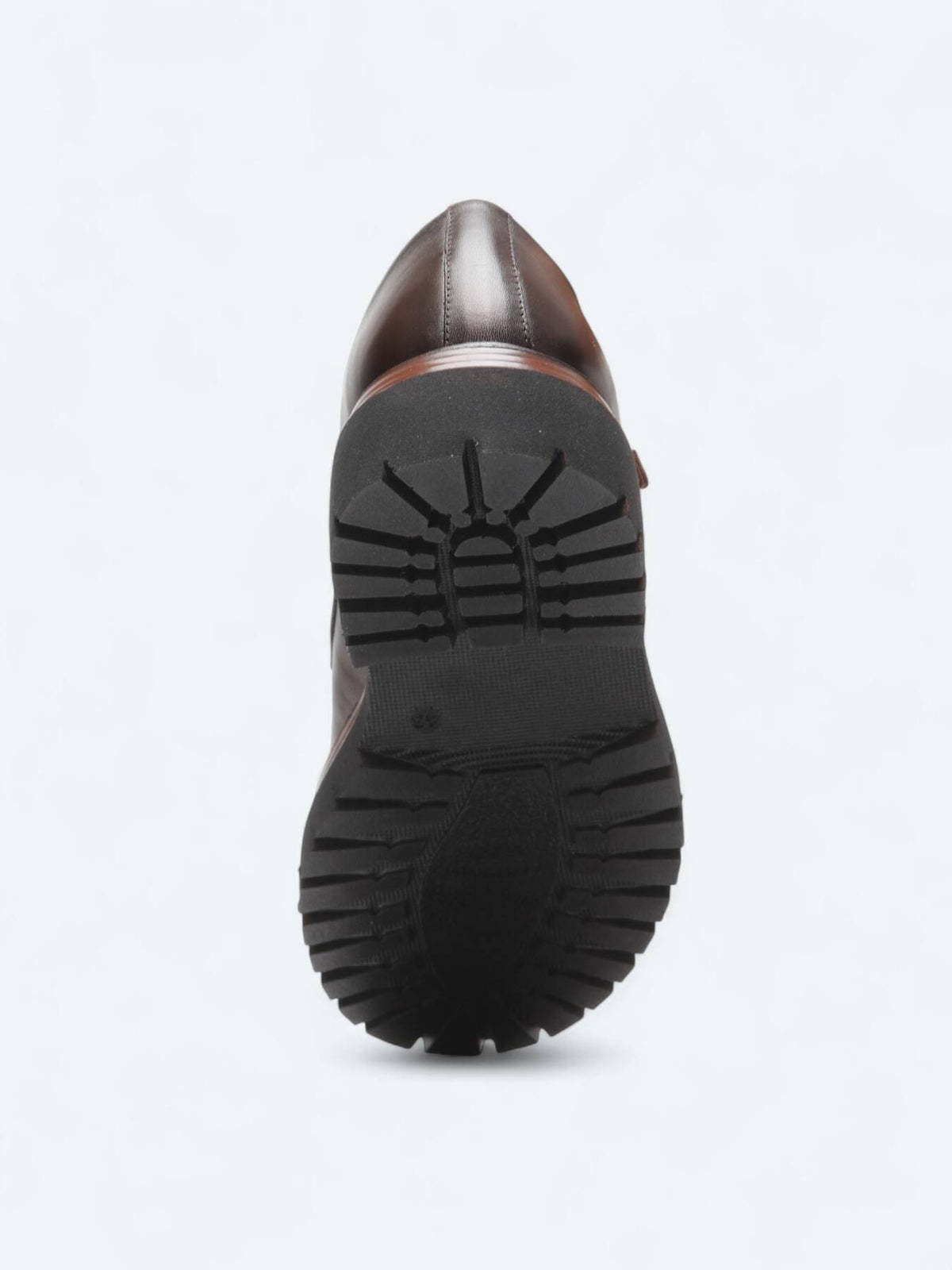 Kahverengi Deri Smart Casual Ayakkabı