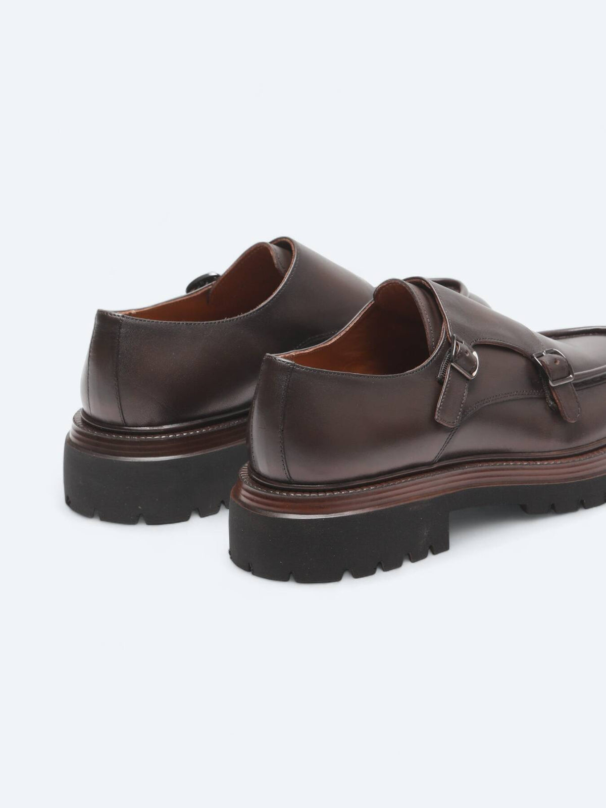 Kahverengi Deri Smart Casual Ayakkabı