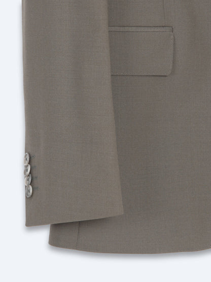 Kahverengi Kareli Modern Fit %100 Yün Takım Elbise