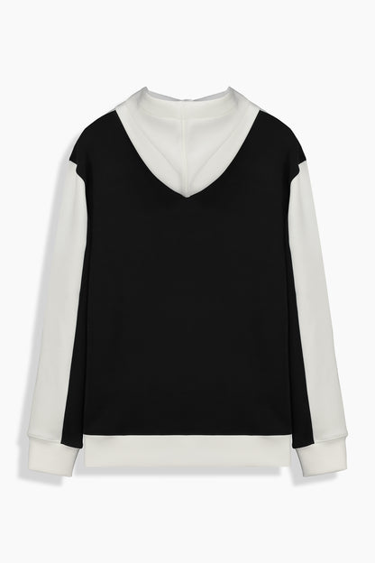 Kapüşonlu Erkek Siyah Sweatshirt