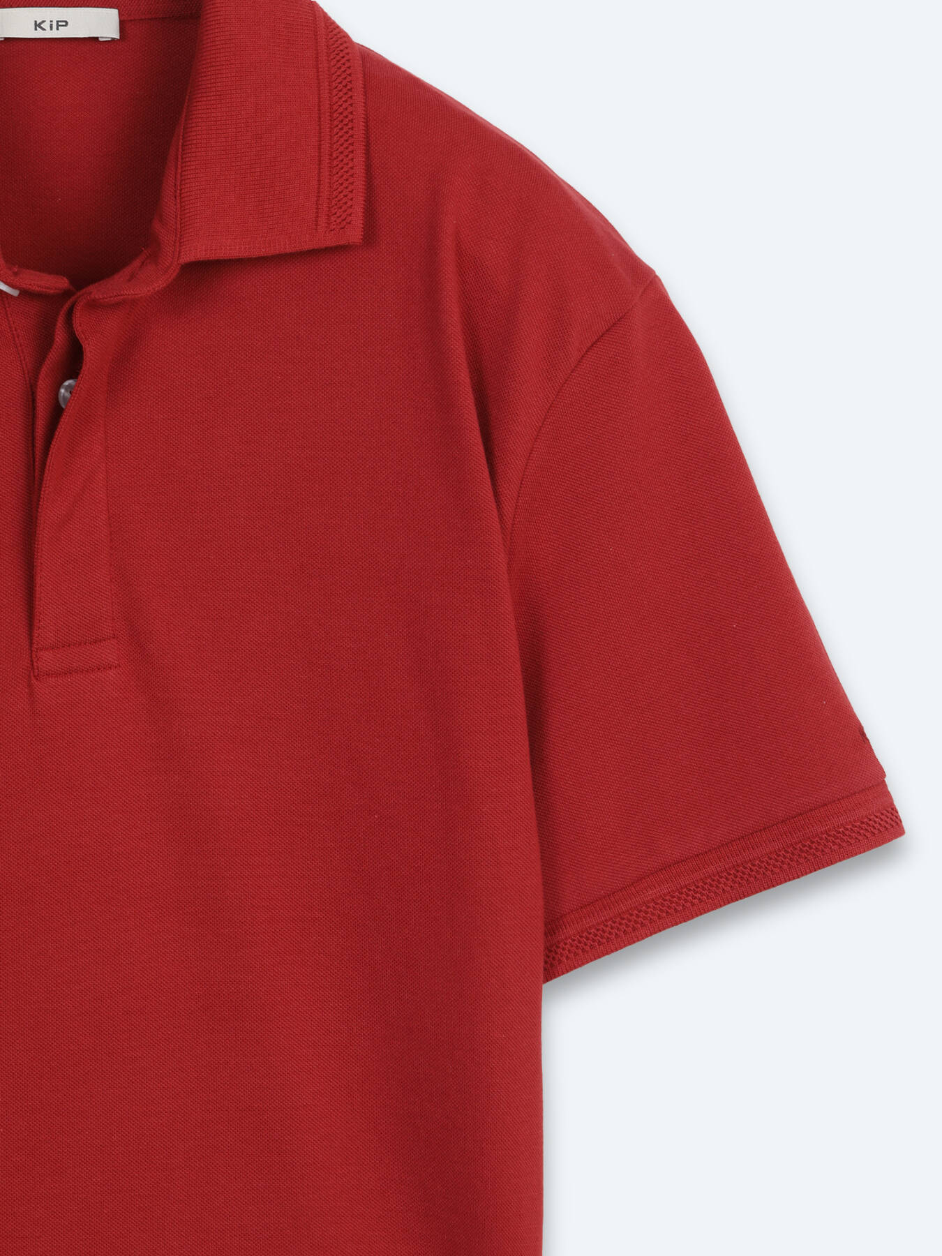 Kiremit Düz %100 Pamuk T-shirt