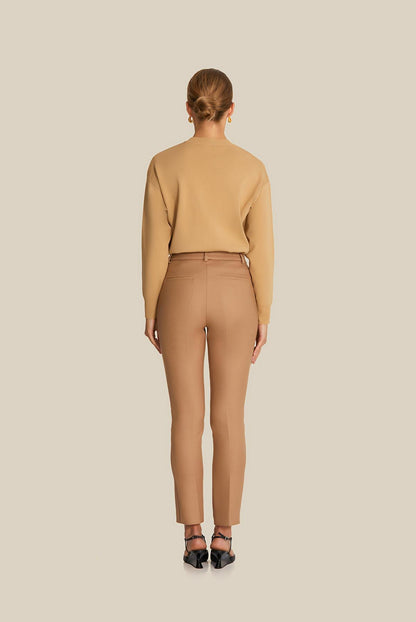 Klasik Kesim Camel Kaşe Pantolon