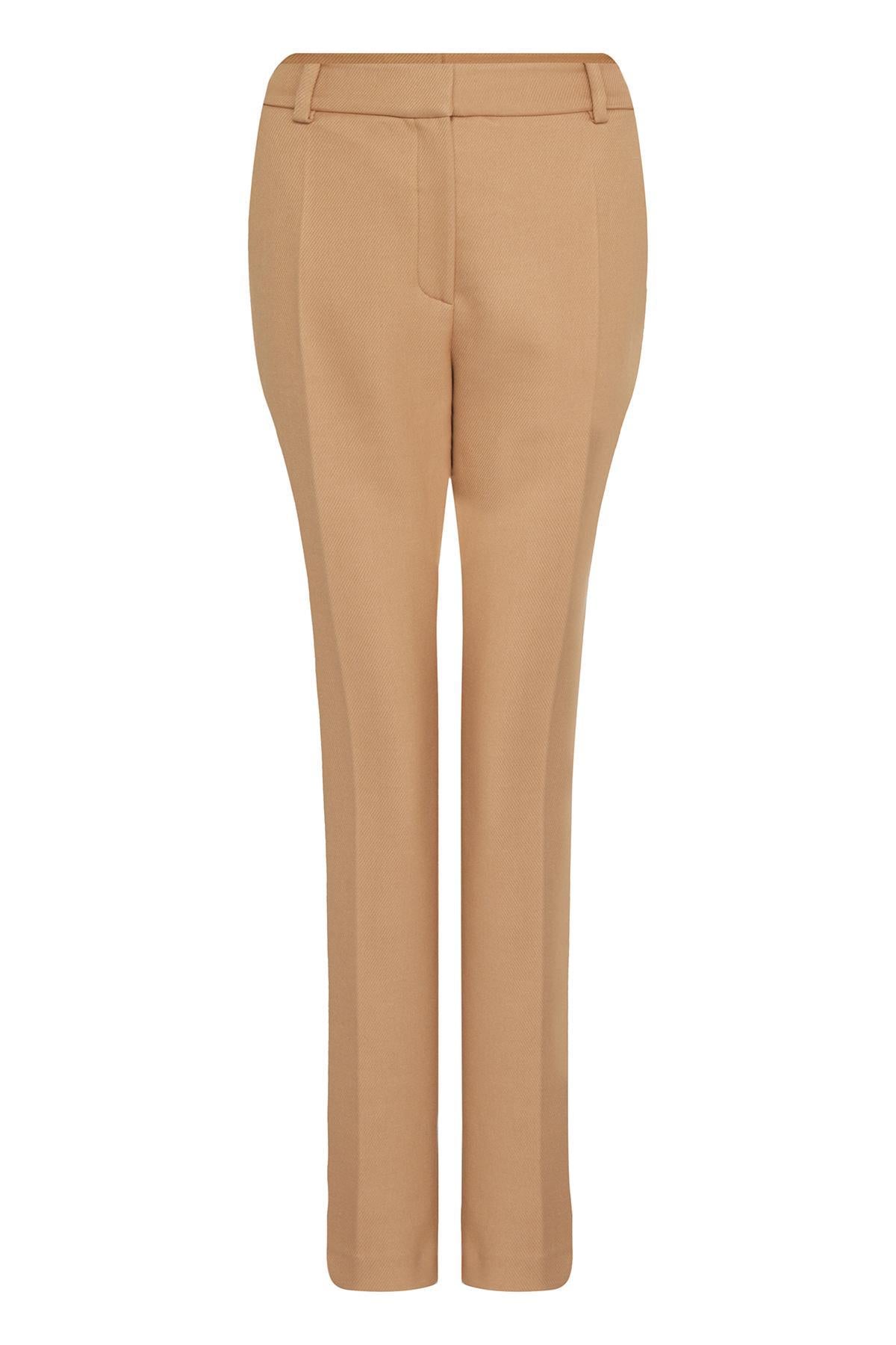 Klasik Kesim Camel Kaşe Pantolon