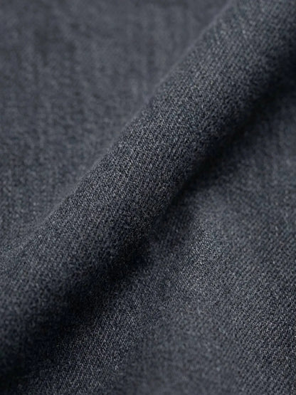 Koyu Mavi Düz Slim Fit Denim Pamuk Karışımlı Pantolon