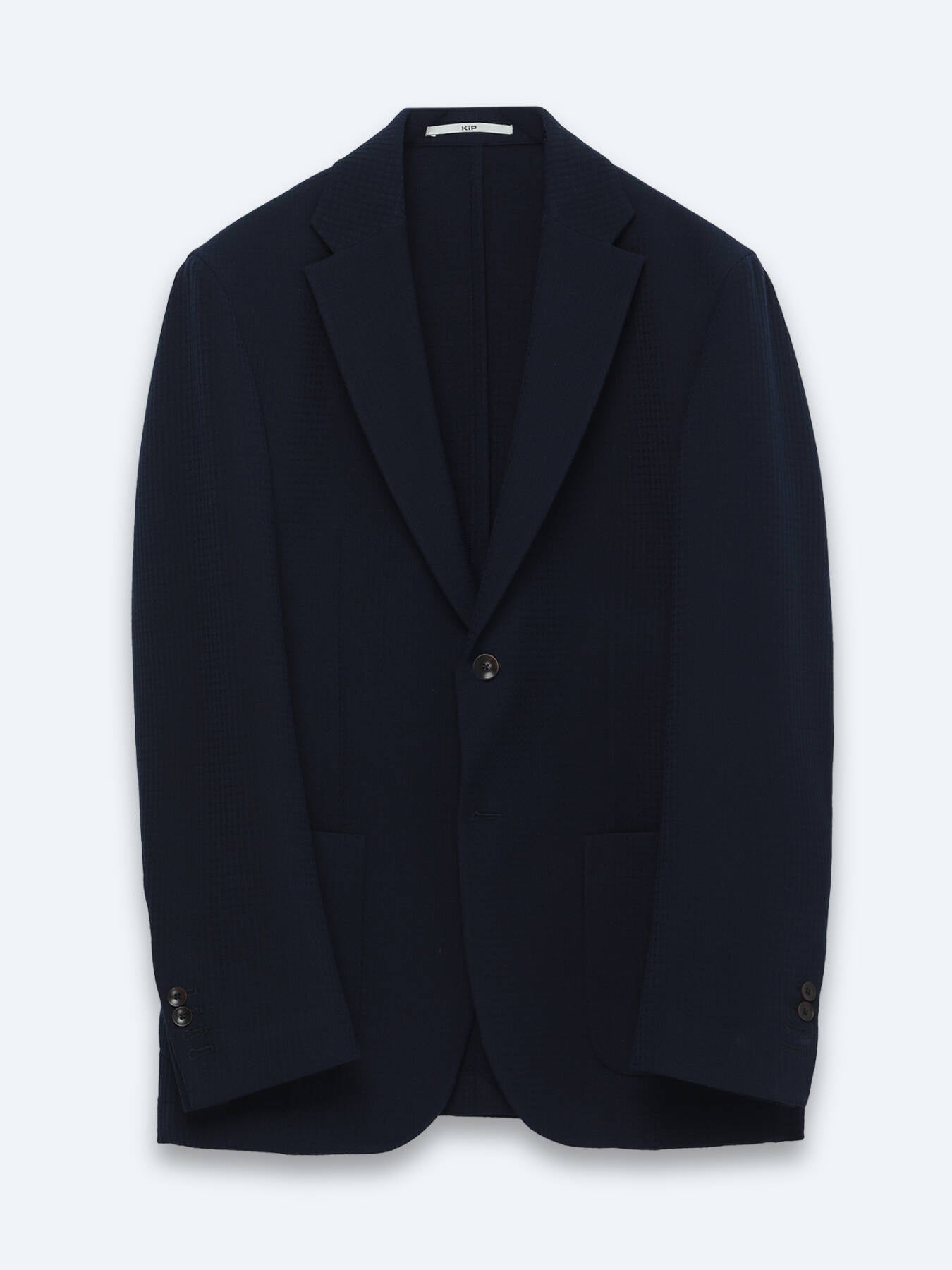 Lacivert Çizgili Comfort Fit Ceket