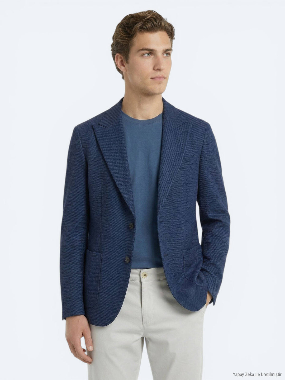 Lacivert Modern Fit Ceket