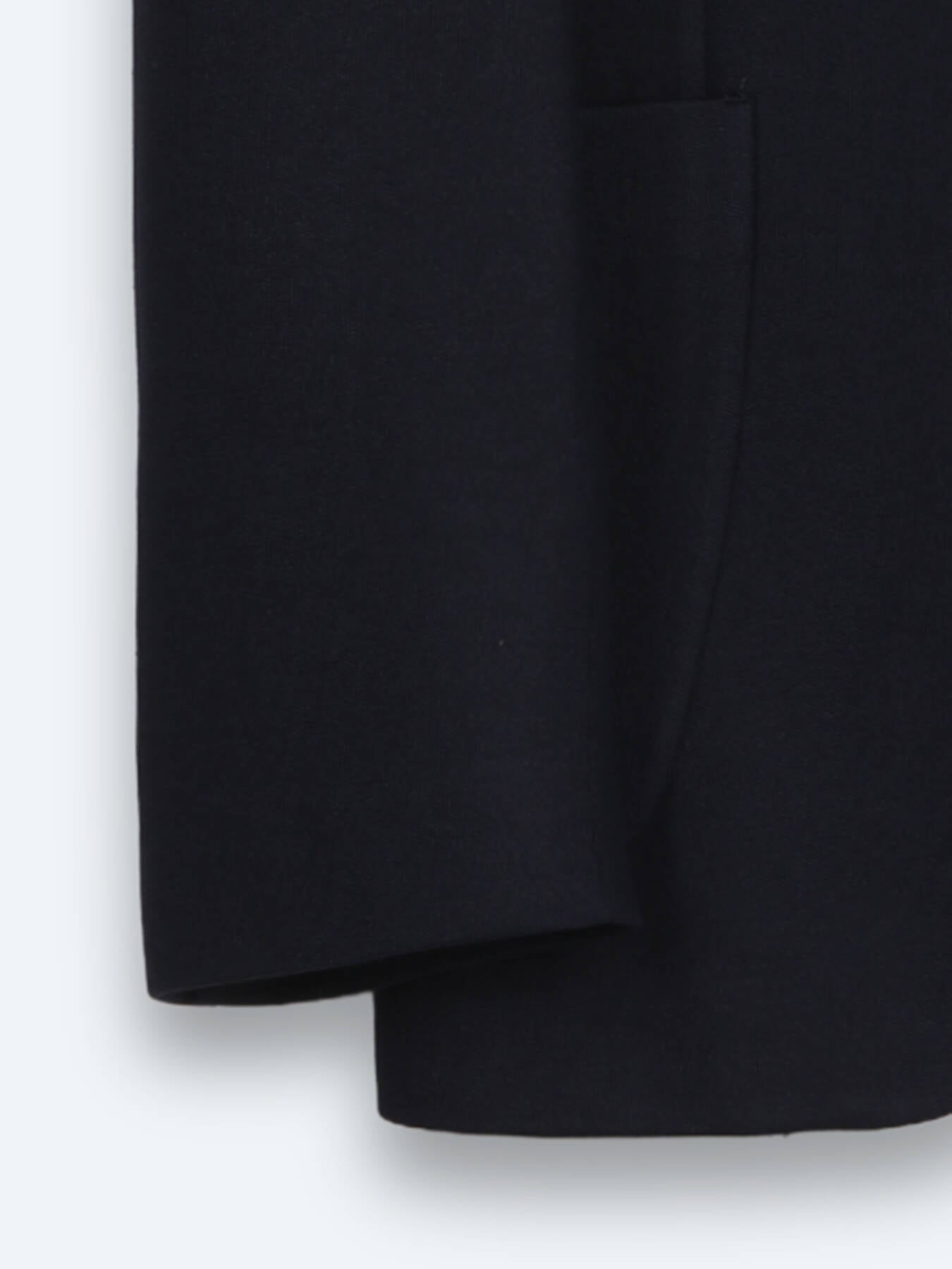 Lacivert Çizgili Modern Fit Pamuk Karışımlı Örme Takım Elbise