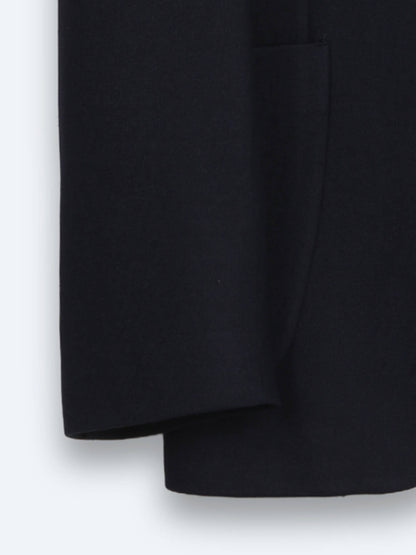 Lacivert Çizgili Modern Fit Pamuk Karışımlı Örme Takım Elbise