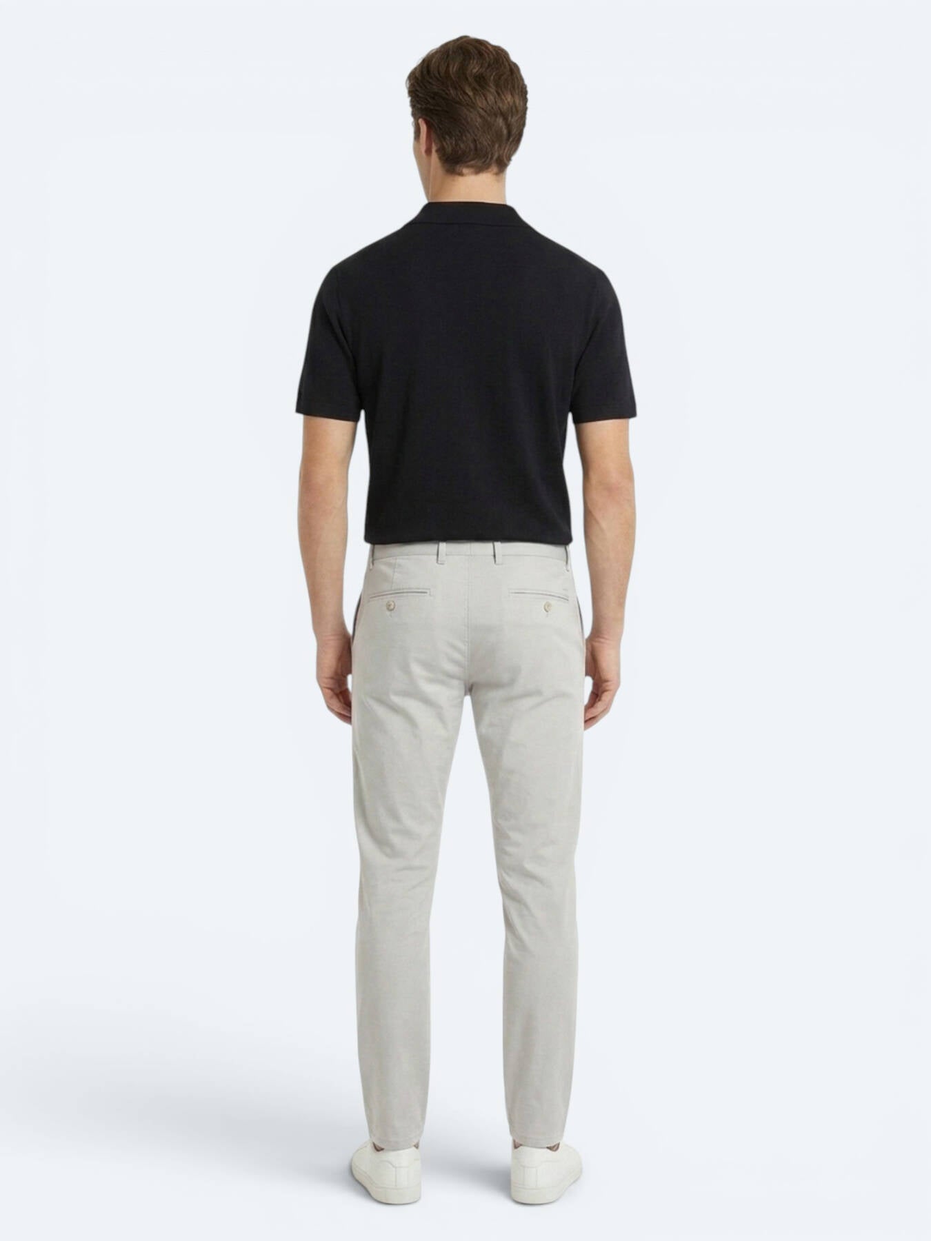 Lacivert Çizgili Regular Fit Kısa Casual %100 Pamuk Gömlek