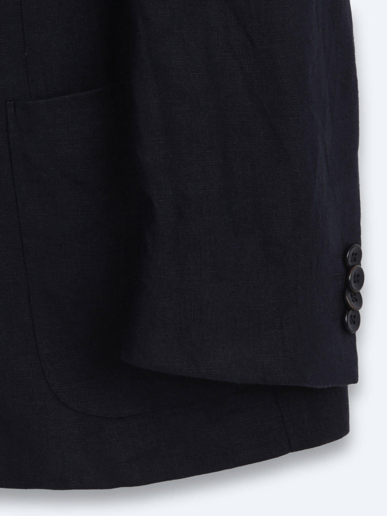 Lacivert Comfort Fit %100 Keten Takım Elbise