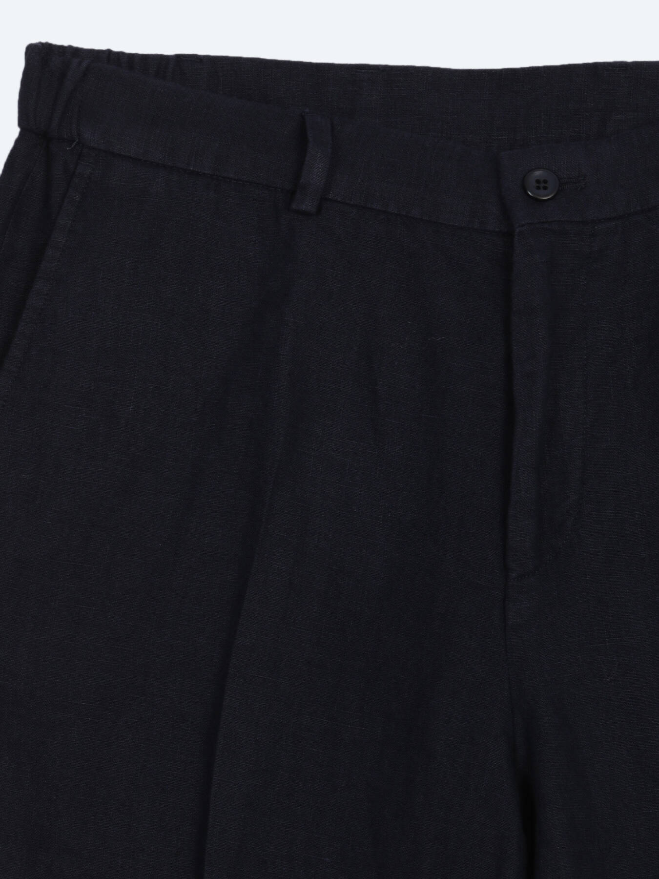 Lacivert Comfort Fit %100 Keten Takım Elbise
