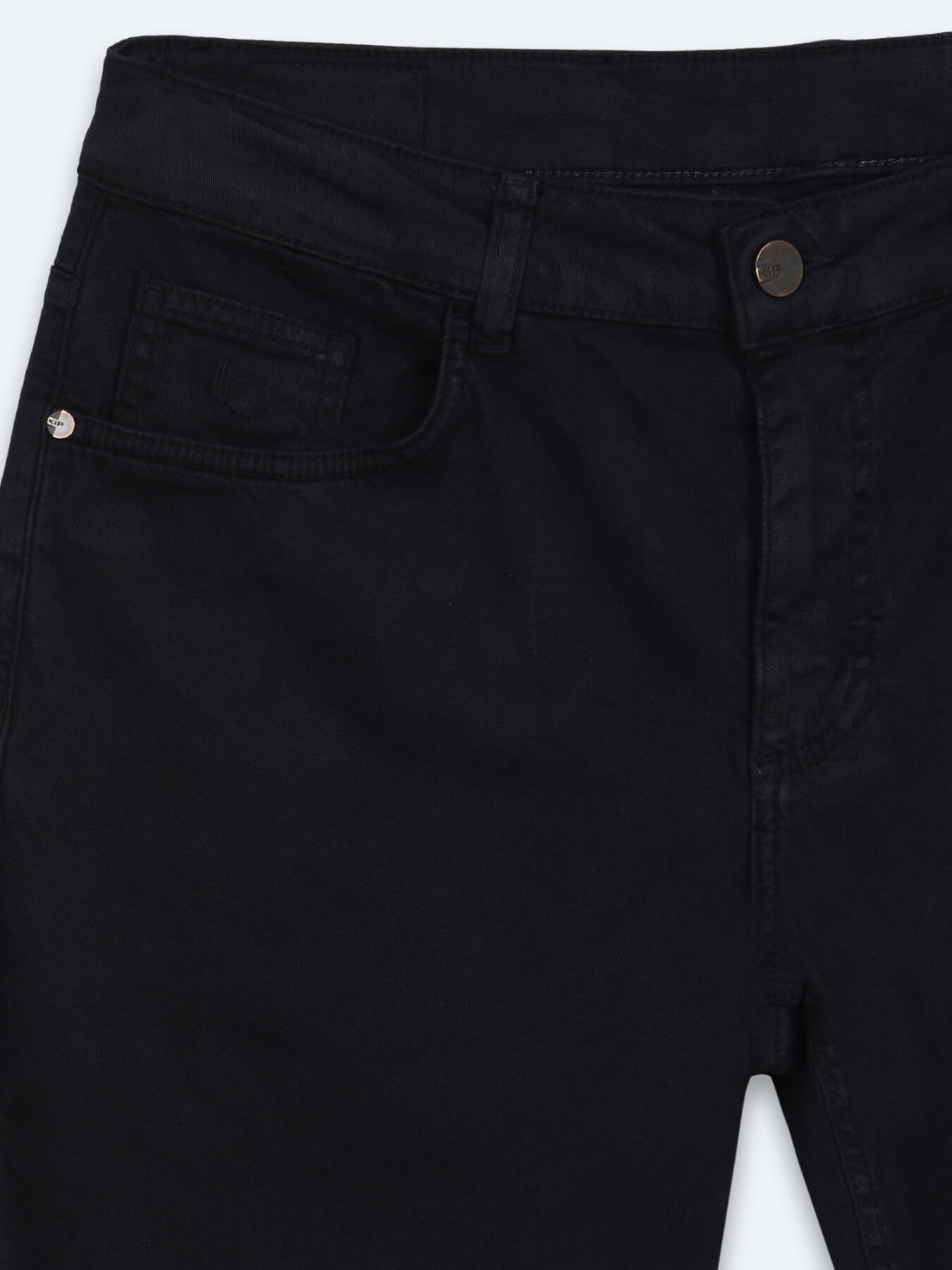 Lacivert Dokuma Slim Fit Spor Pamuk Karışımlı Pantolon