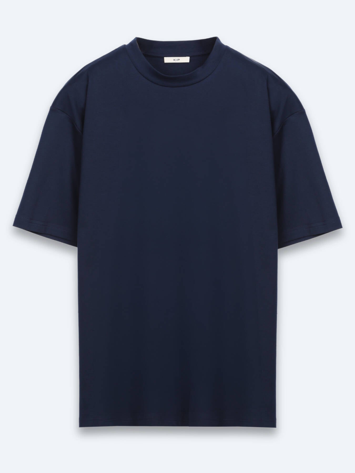 Lacivert Düz %100 Pamuk T-shirt
