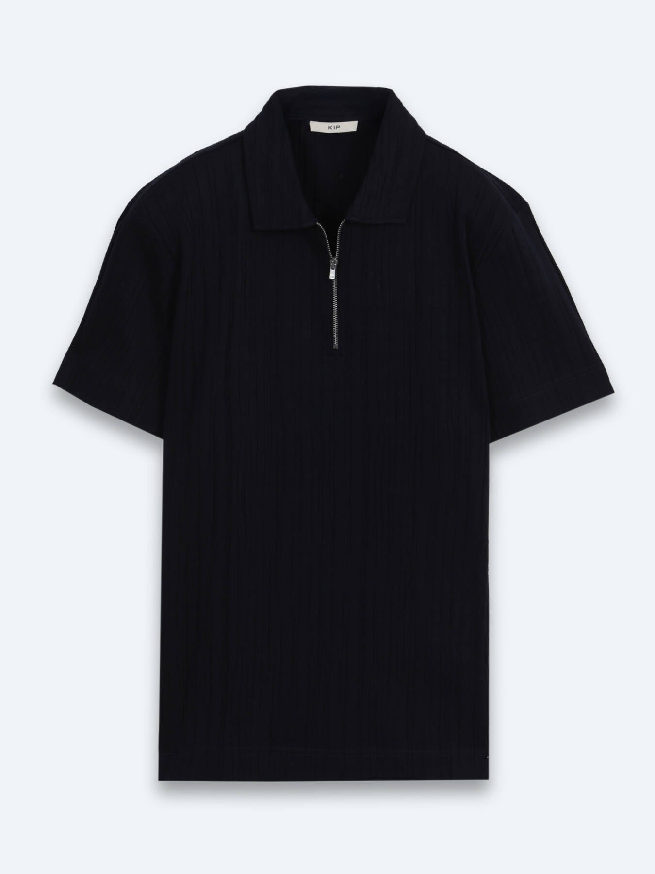 Lacivert Düz %100 Pamuk T-shirt