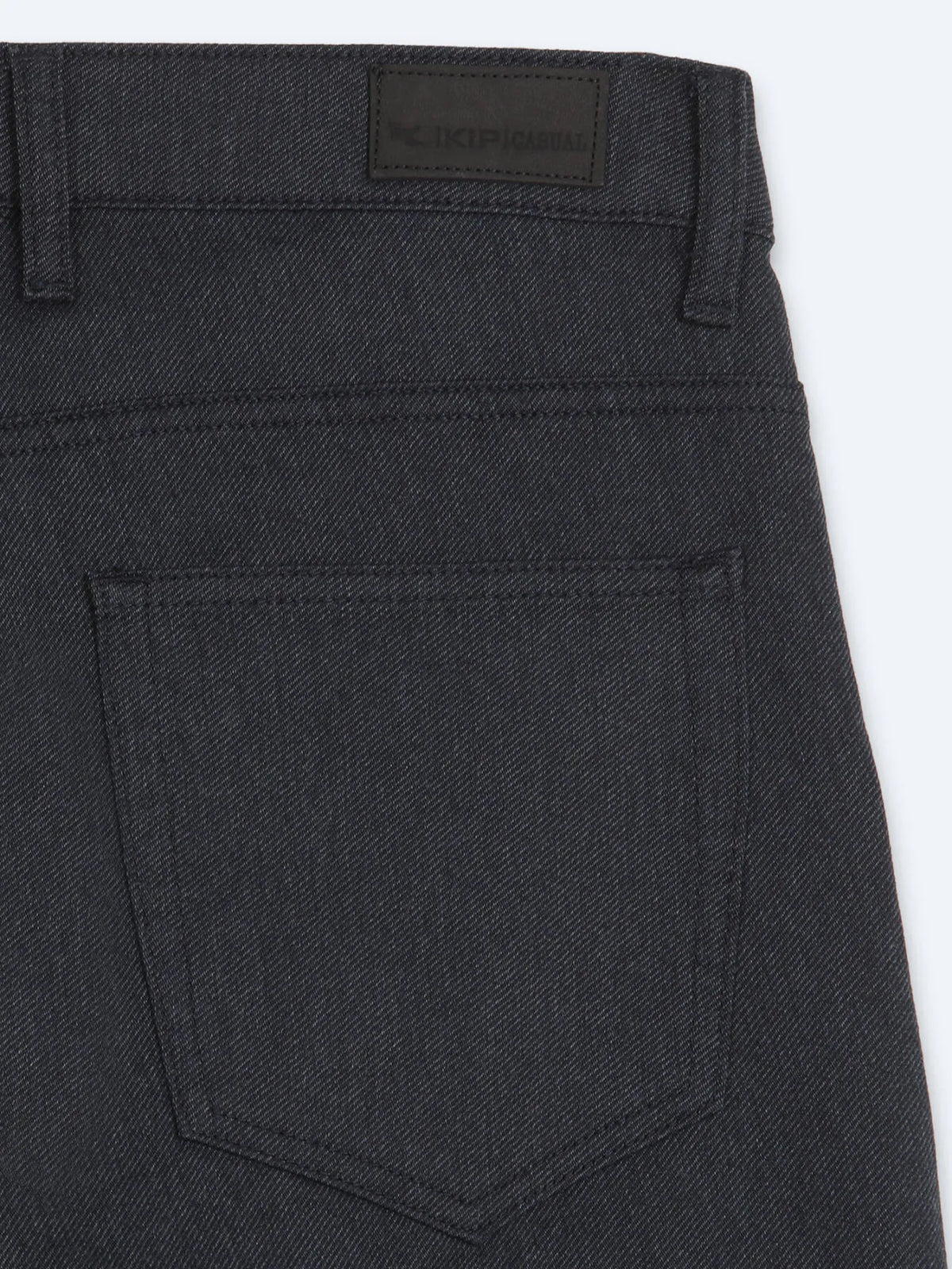 Lacivert Düz Dokuma Slim Fit Spor Pamuk Karışımlı Pantolon