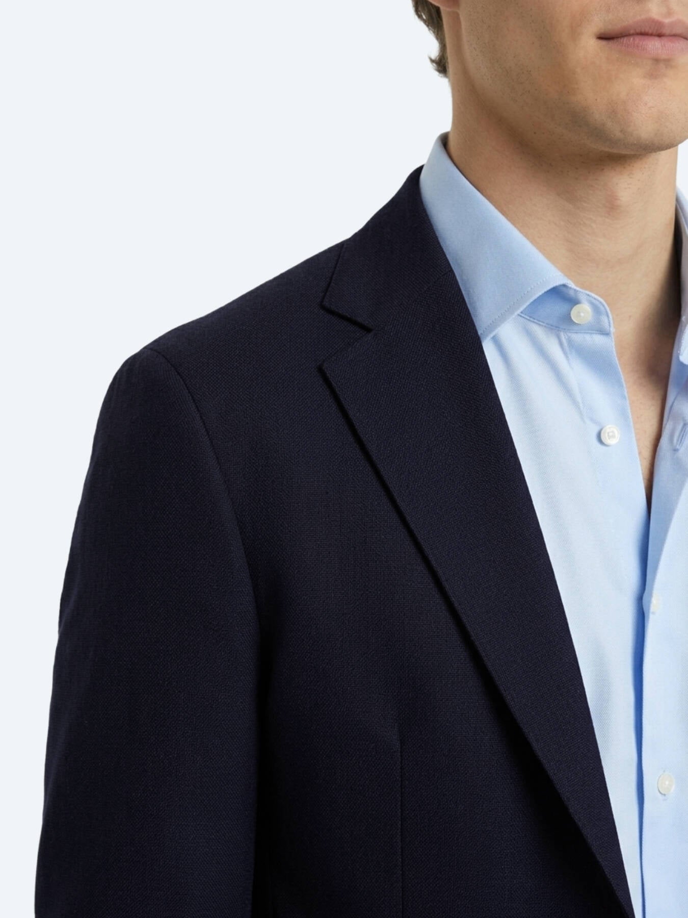 Lacivert Mikro Modern Fit Örme Takım Elbise