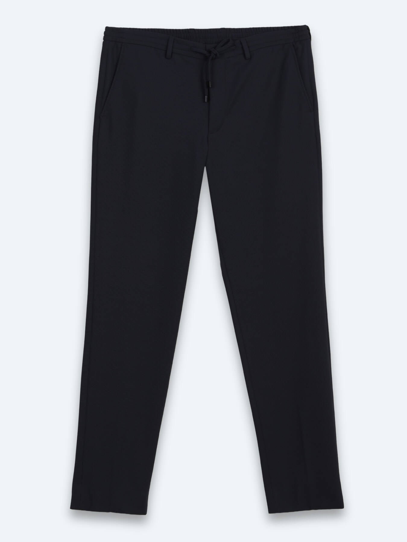 Lacivert Mikro Modern Fit Örme Takım Elbise
