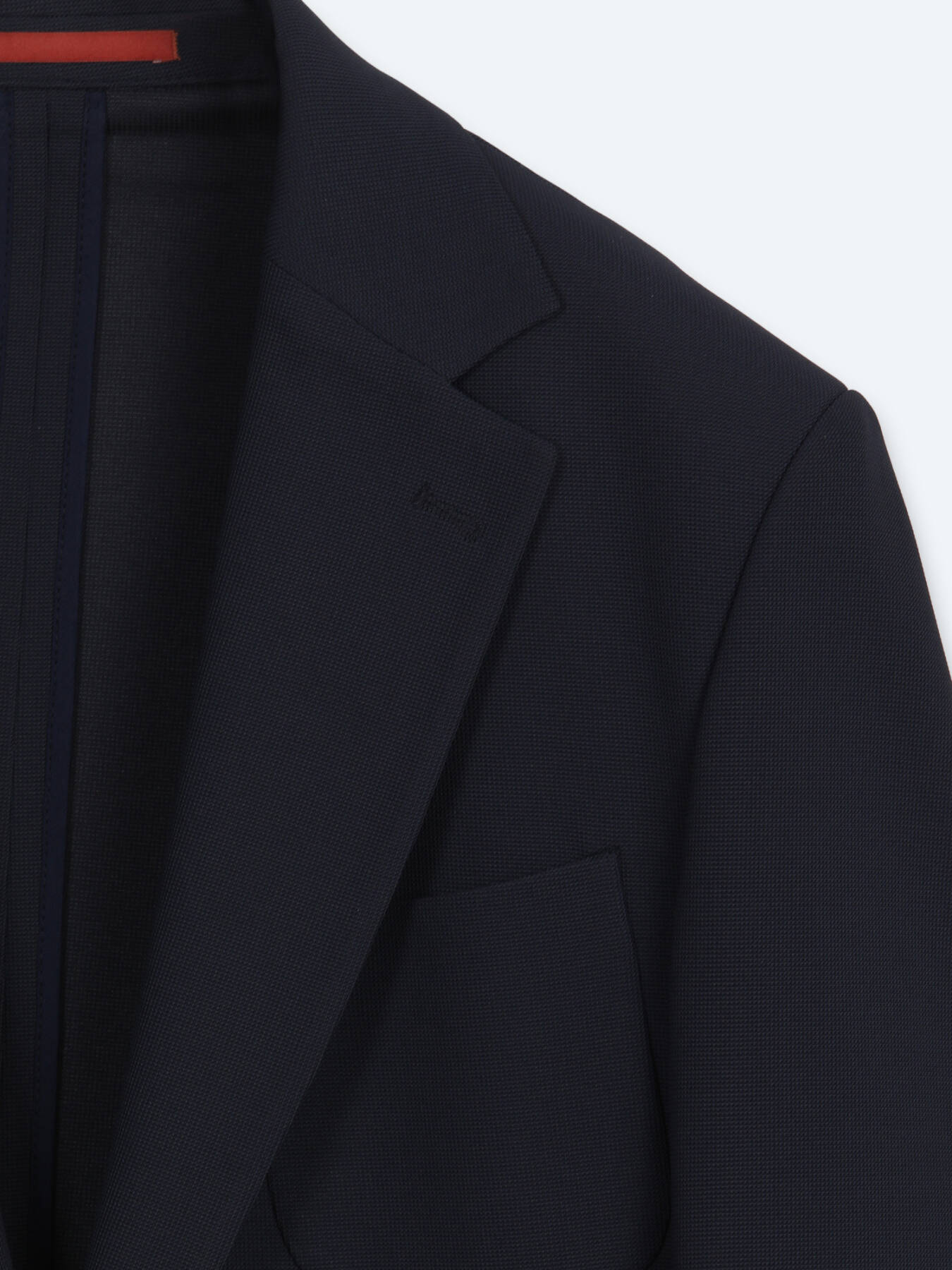 Lacivert Mikro Modern Fit Örme Takım Elbise