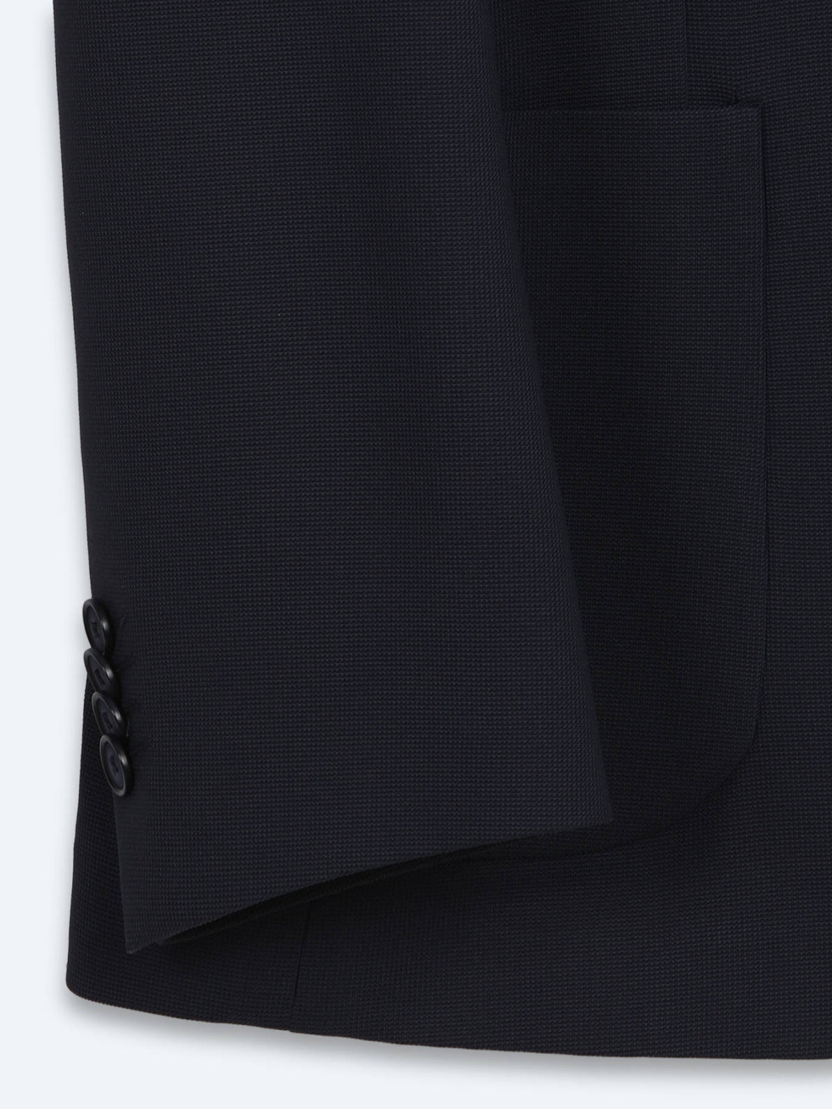 Lacivert Mikro Modern Fit Örme Takım Elbise