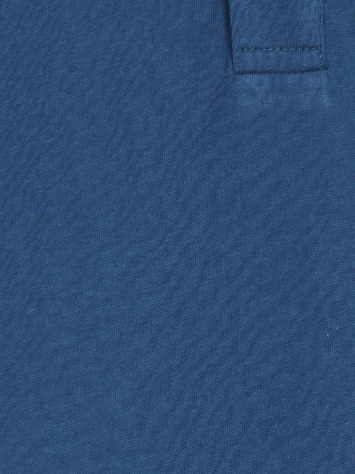 Lacivert Düz Pamuk Karışımlı T-shirt