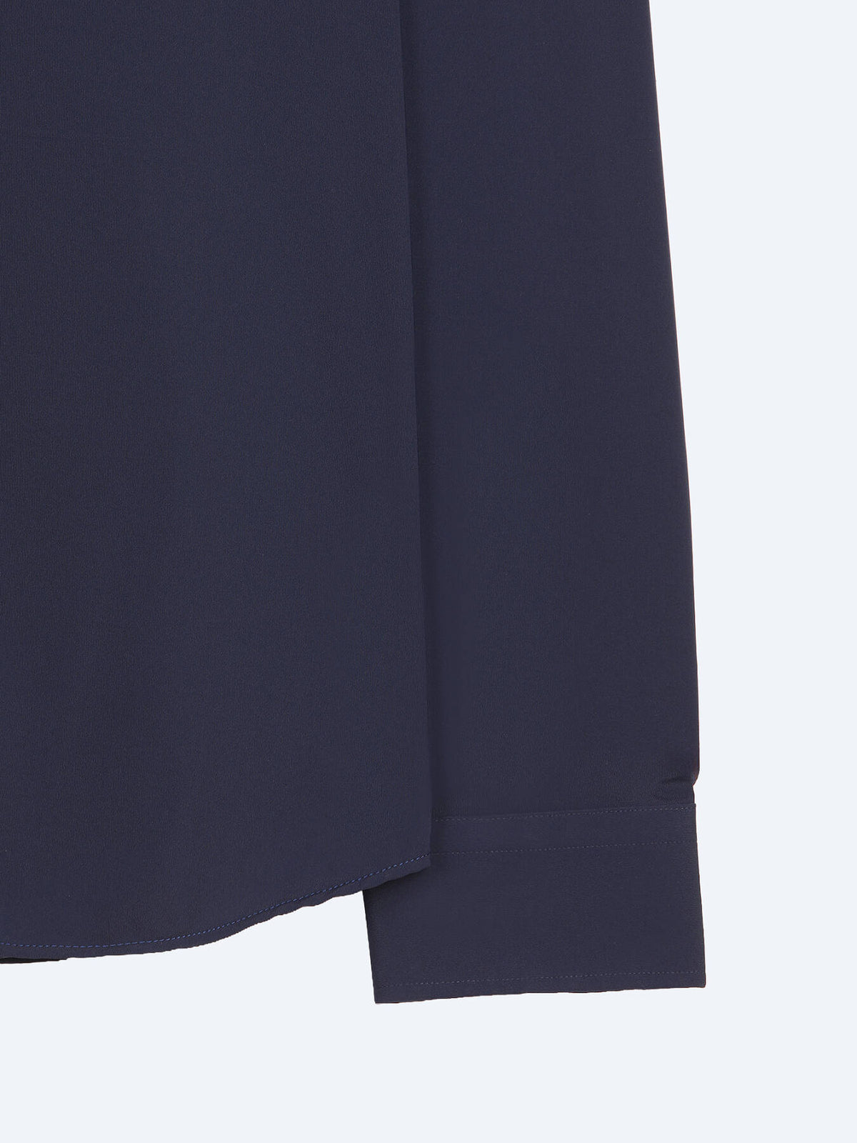 Lacivert Düz Regular Fit Uzun Casual Gömlek
