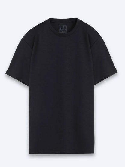 Lacivert Düz T-shirt