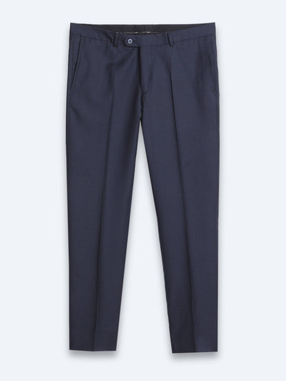 Lacivert Mikro Regular Fit %100 Yün Takım Elbise