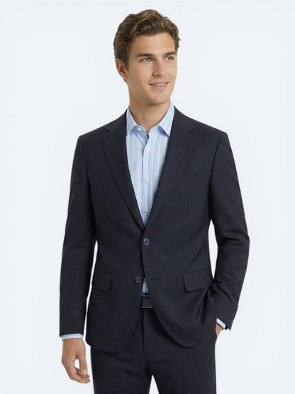 Lacivert Modern Fit %100 Yün Takım Elbise