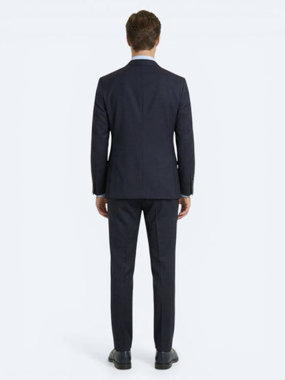 Lacivert Modern Fit %100 Yün Takım Elbise