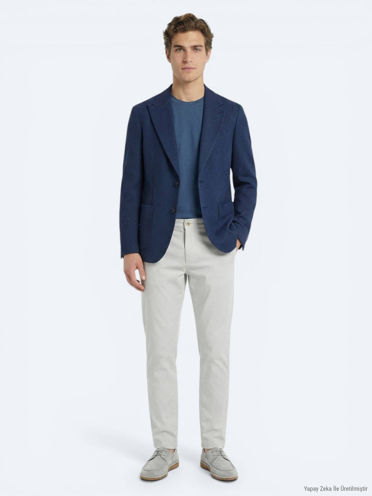 Lacivert Modern Fit Ceket