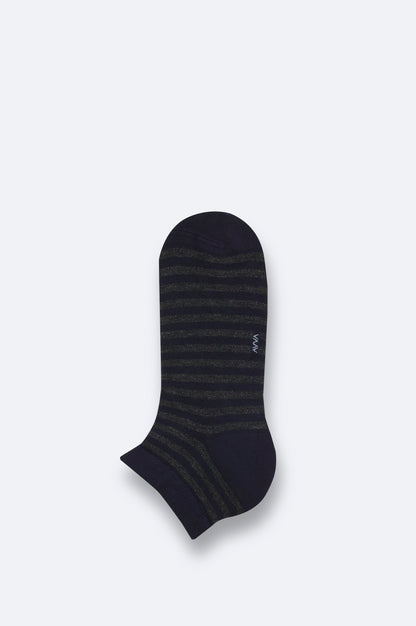 Lacivert Bambu Karışımlı Patik Çorap
