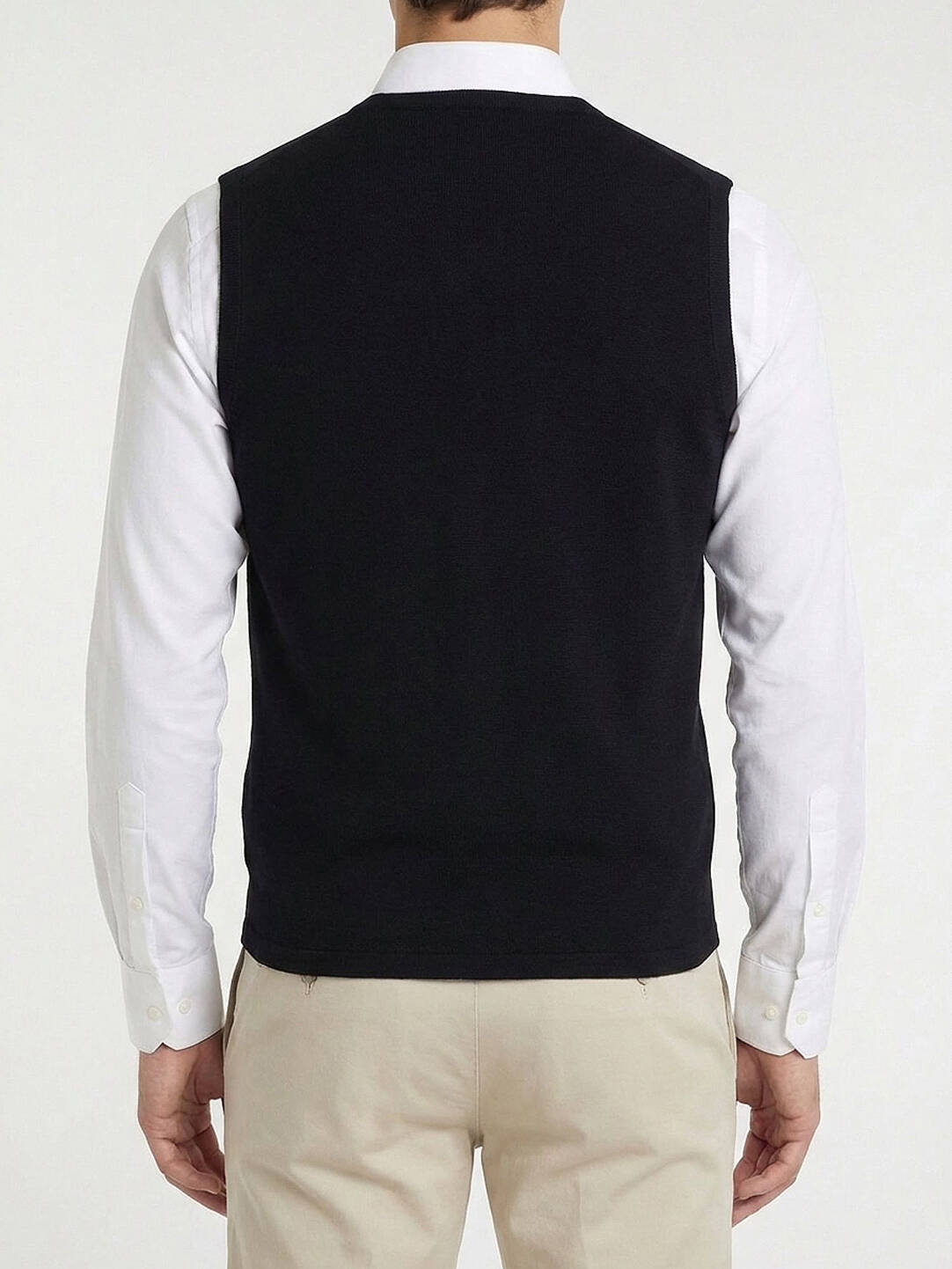 Lacivert Regular Fit Casual Örme Triko Yelek