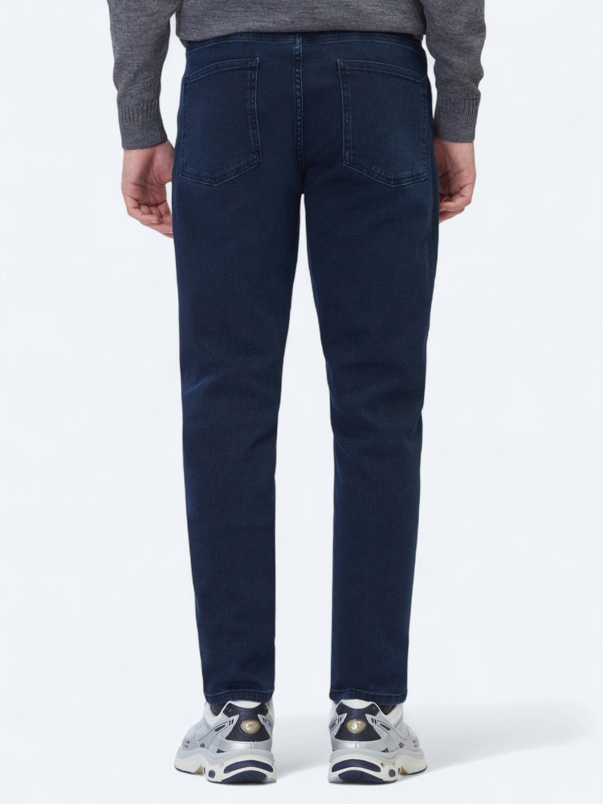 Lacivert Slim Fit Denim Pamuk Karışımlı Pantolon
