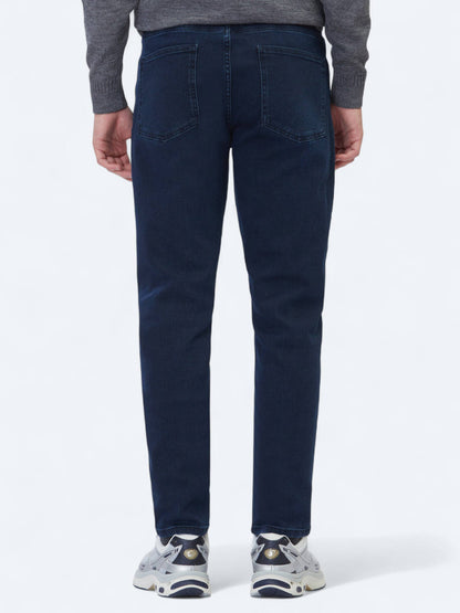 Lacivert Slim Fit Denim Pamuk Karışımlı Pantolon