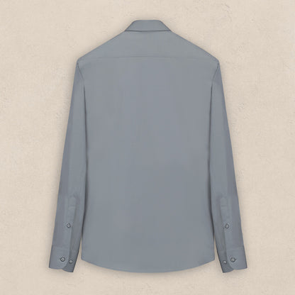 Lena Pamuklu Gri Gömlek