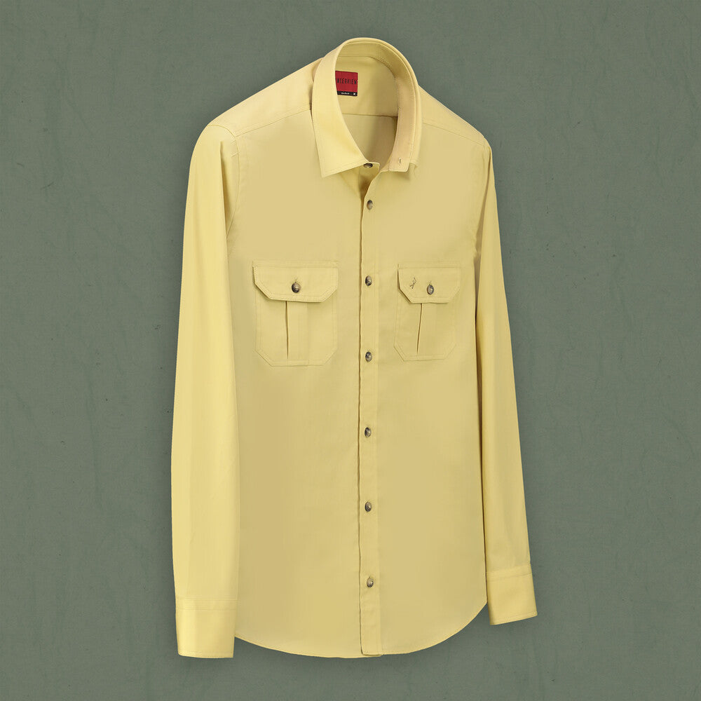 Lena Pamuklu Sarı Gömlek