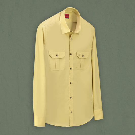 Lena Pamuklu Sarı Gömlek