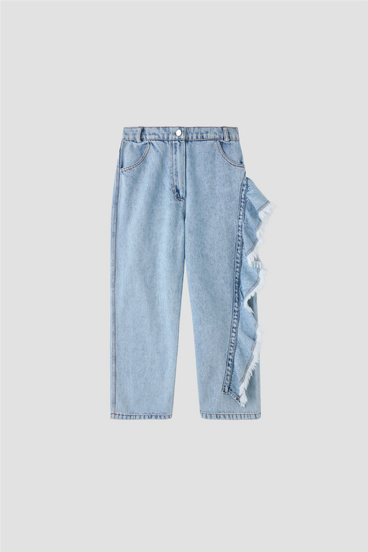 Kız Çocuk Denim Pantolon