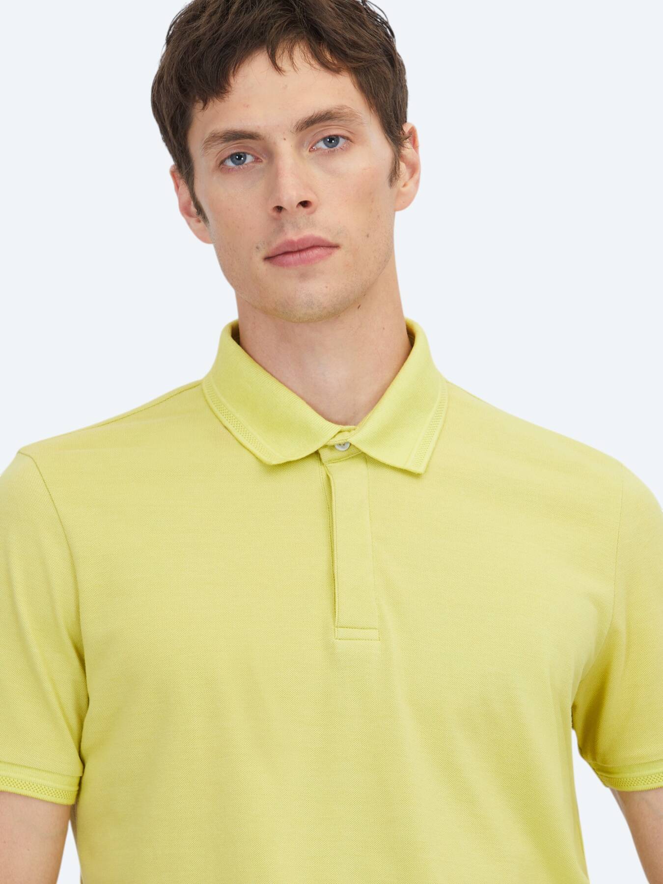 Limon Küfü Düz %100 Pamuk T-shirt