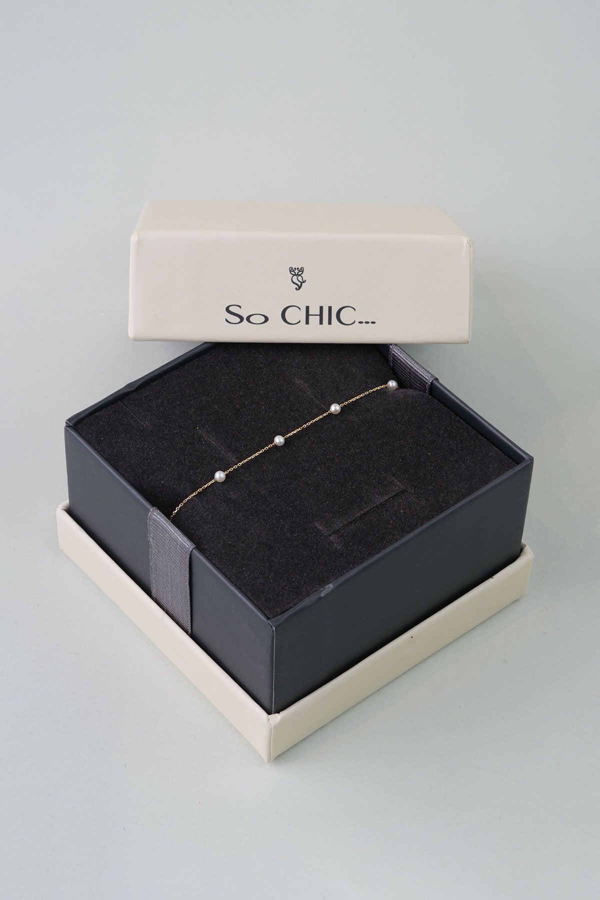 Doğal Inci Taşlı 14 Ayar Sarı Altın Bileklik M003270053644