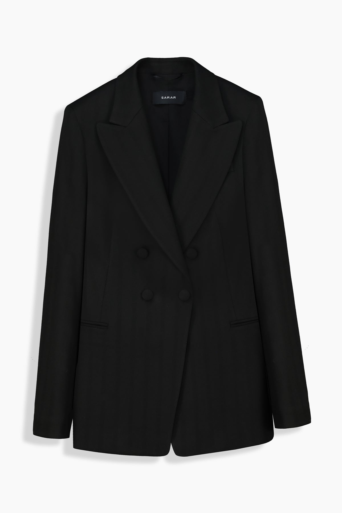 Mara Çizgili Siyah Ceket