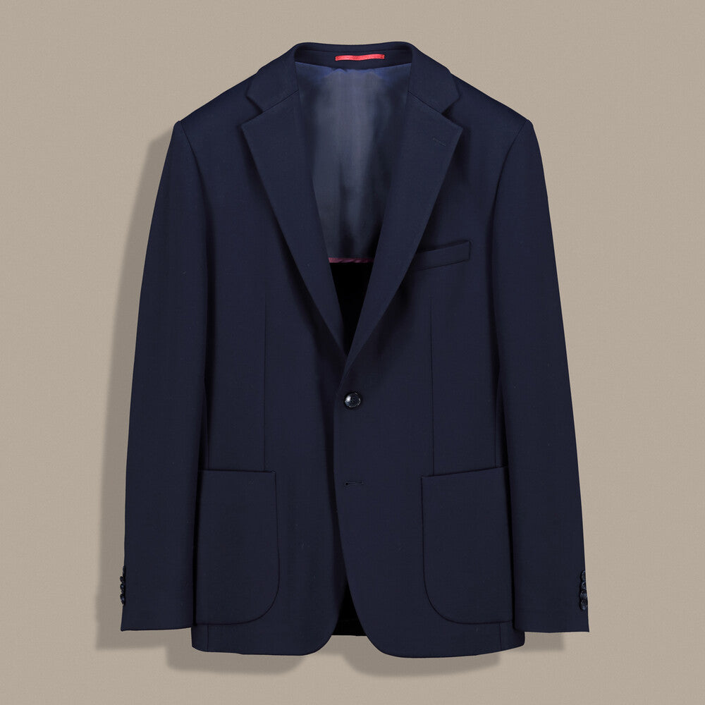 Matteo Ekstra Slim Mono Yaka Lacivert Ceket