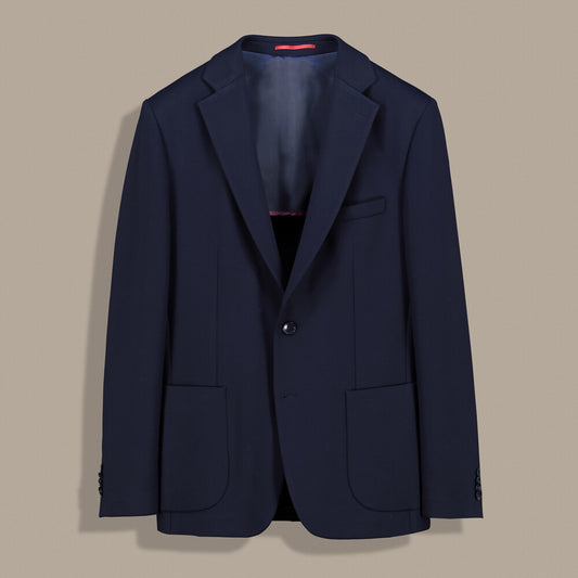Matteo Ekstra Slim Mono Yaka Lacivert Ceket
