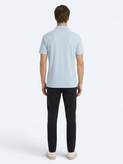 Mavi Çizgili %100 Pamuk T-shirt
