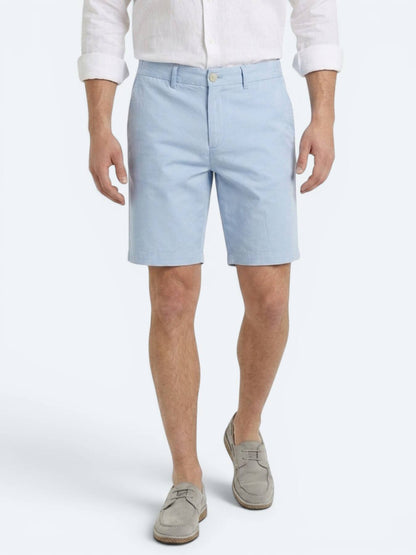 Mavi Düz Kumaş Jogging Fit Casual Bermuda