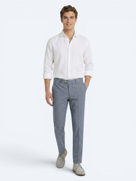 Mavi Kumaş Relaxed Fit Casual Keten Karışımlı Pantolon
