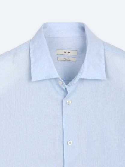 Mavi Regular Fit Uzun Dokuma Casual Pamuk Karışımlı Gömlek